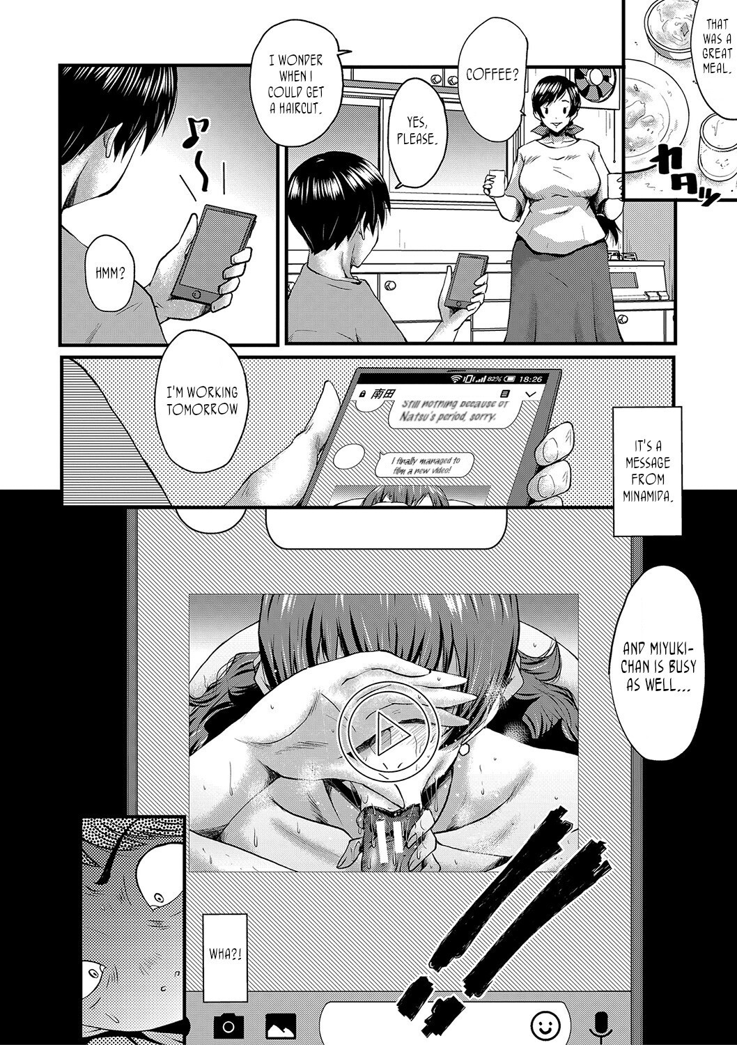 Hentai Manga Comic-My friend stole away both my childhood friend and my mother-Chapter 3-6